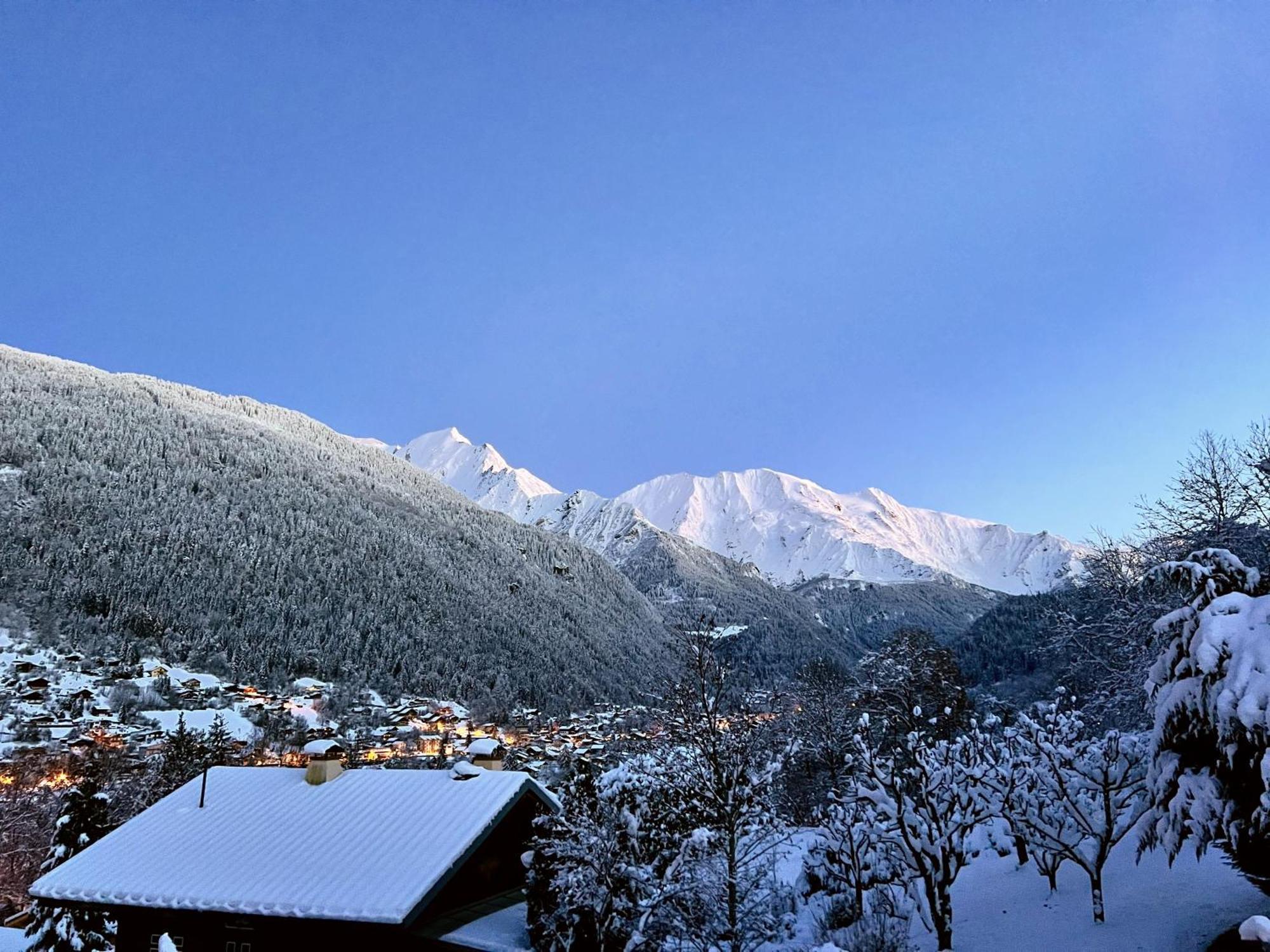 Chalet Mirador Appartement Vue Panoramique Situe A 25 Kms De Chamonix Saint-Gervais-les-Bains Exterior photo